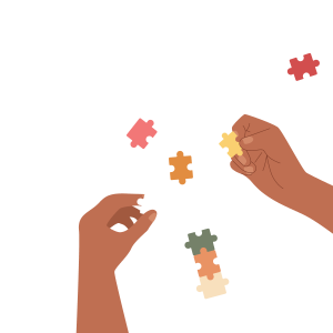 Puzzle with Hands
